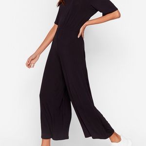 Nasty Gal Chill Zone Relaxed Culotte Jumpsuit